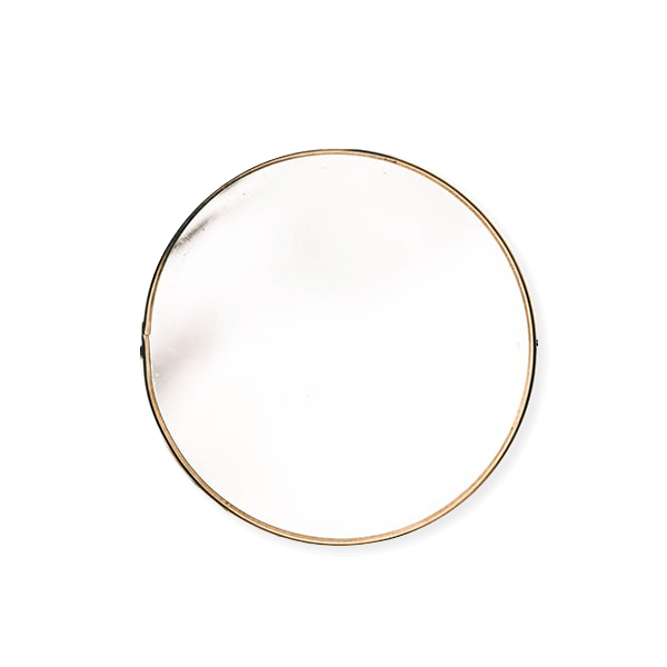 Rooms bathroom circle mirror
