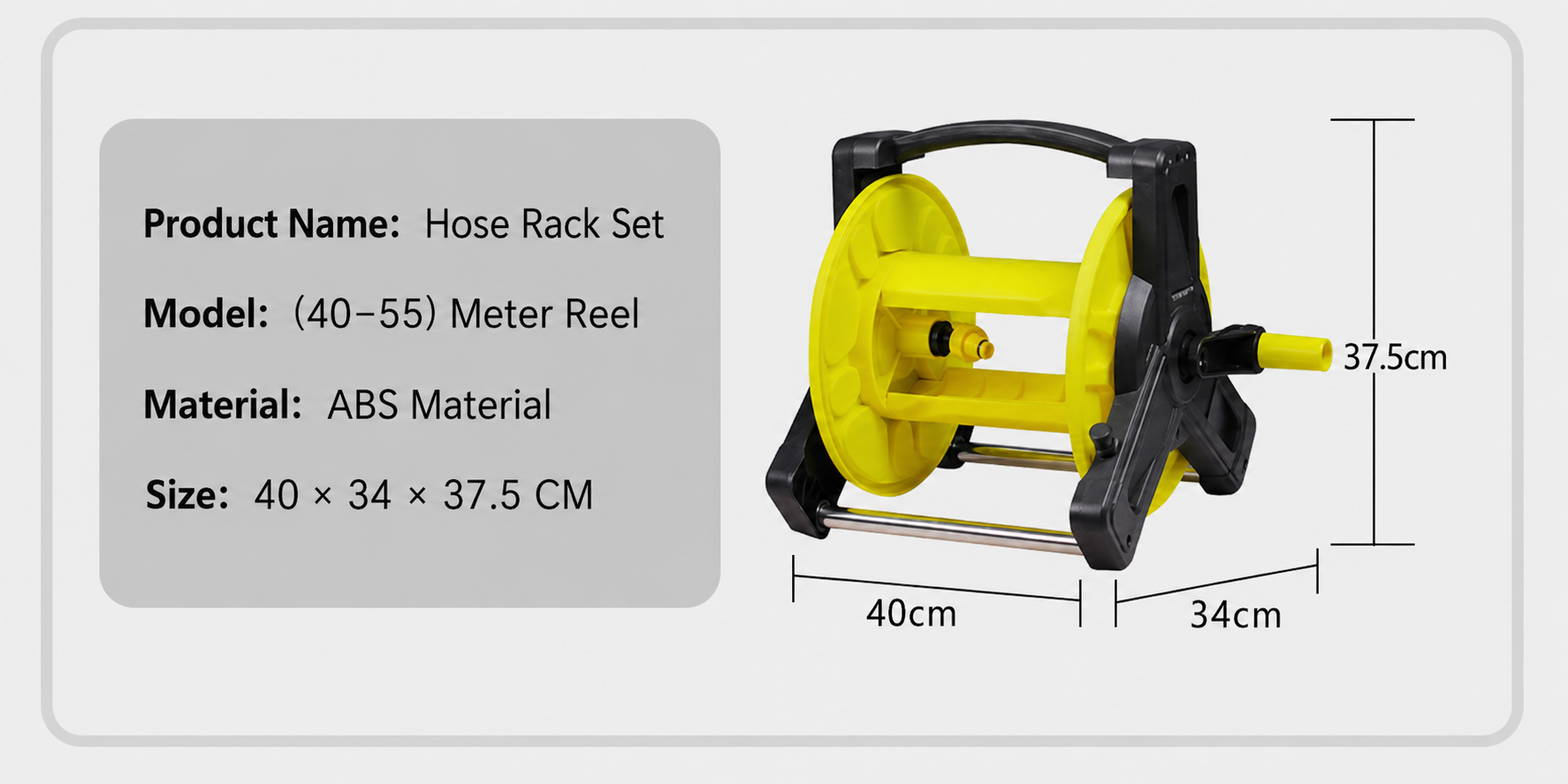 rail waterwheel frame