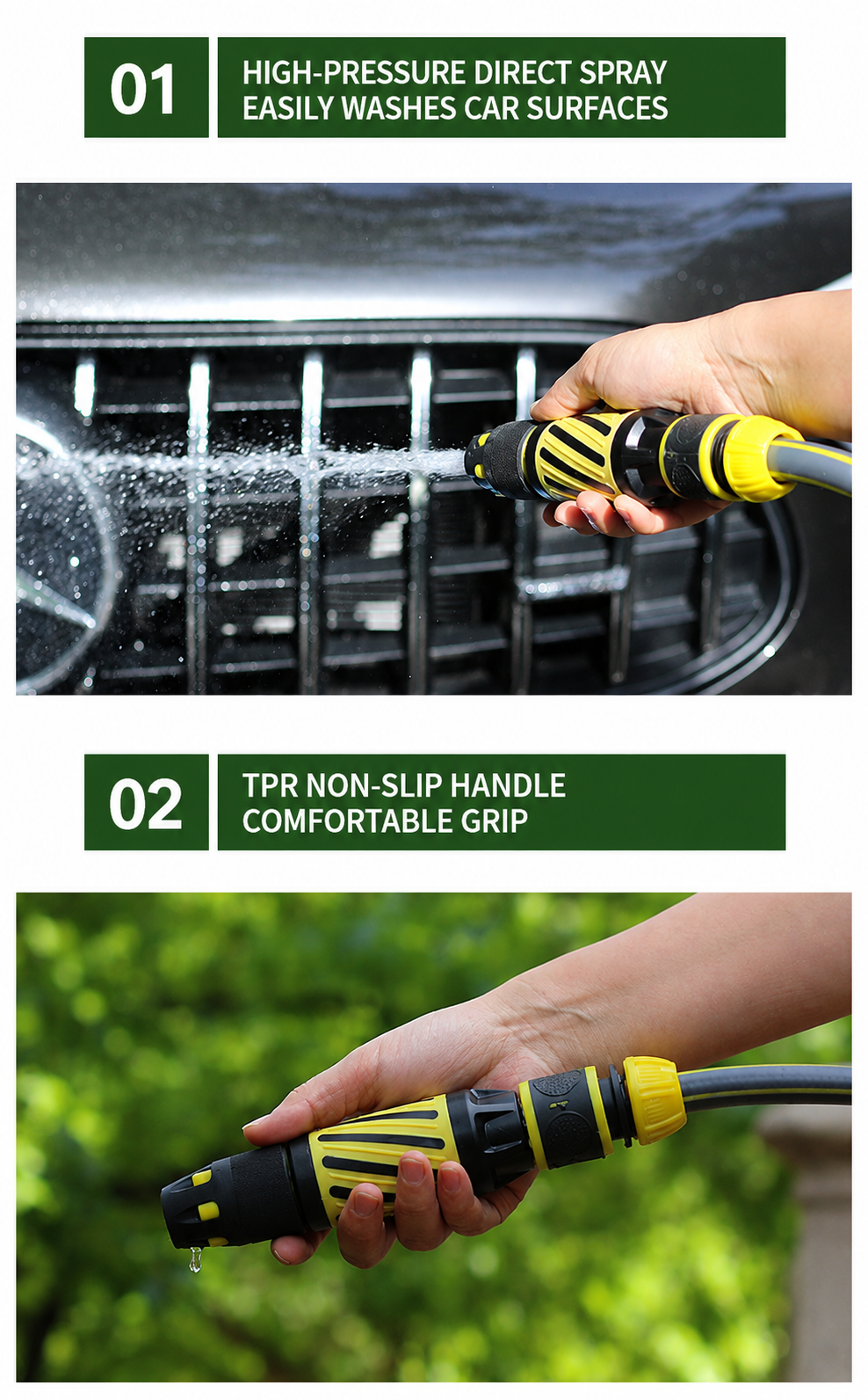 direct spray nozzle