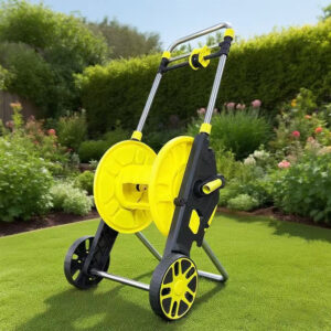 wheeled waterwheel frame