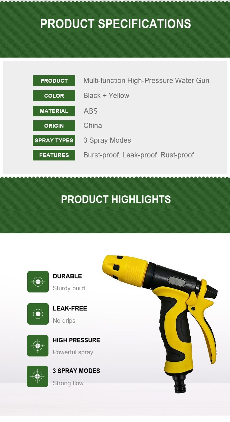 High Pressure Water Gun - Product Details 03